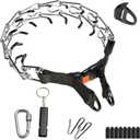 Prong Collar for Dogs,Adjustable Pinch Collar for Small Medium Large Dogs,Dog Martingale Collars(XL,20"-23")
