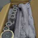 24inch Tall Cat Tree with 2 Cat Condo and Mouse Toy Cozy Small Cat Tower with Scratching Post and Board for Kitties and Small Cats.Light Grey (22 * 13 * 28)