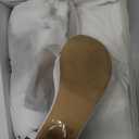 DREAM PAIRS Women's Platform Heels Block Chunky Open Toe Ankle Strap Heel Fashion Wedding Party Dress Sandals Shoes (8.5, White)