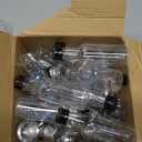 Funnymoom 50 Sets Elephant Party Favors for Guests 1.7oz/50ml Mini Liquor Bottles and Thank You Cards Funnels Plastic Empty Shot Bottles for Juice Alcohol Baby Shower Gender Reveal Party Gift