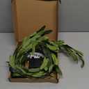 6FT Olive Garland with Lights with Timer Prelit Garland Fairy Lights Christmas Garland for Spring Holiday Fireplace Mantle Decoration Indoor Outdoor