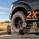 OlarHike Tire Inflator Portable Air Compressor, 150PSI Dual Power - 6000mAh & 12V DC, Cordless Air Pump for Car Tires, Bikes, Motorcycle, Balls with LED & Digital Pressure Gauge, Gift for Mom