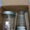 Wide Mouth Mason Jars 16 Oz (2-Pack) with Metal Airtight Lids & Bands, Glass Jars for Fermenting, Pickling, Preserving, Meal Prep, or DIY Decors and Projects