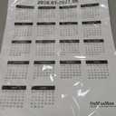 2 x OuMuaMua Wall Calendar 2026, 11.5" X 14" 18-Month Vertical Wall Calendar 2026-2027, Runs From 2026 Jan - 2027 Jun with Thick Paper Spiral Bound For School Home Office Organizing (White)