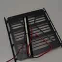 Stainless Steel Roof Luggage Rack with Lights Bar for 1/10 RC Crawler Car SCX10 III Upgrades