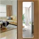 Frameless Door Mirrors Wall Mirror Full Length Body Mirror for Wall Mounted Bedroom Closet Wardrobe Long Size Mirror