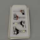 H11 9005 Bulbs Combo, 60000LM 800% Ultra-Brighter Real 1:1 Mini Size 6500K Cool White HB3 High H9 H8 Low Dual Beam Light Kit, Wider Vision Driving Spot Lights Plug-N-Play No Flicker, Pack of 2