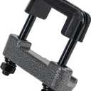Anti Rattle clamp Hitch Tightener, Stabilizer for 2" Trailer Hitches, Anti-Rust Triple Protective Rubber Isolator, Reduce Movement & Noise, for Bike Rack, Matte Black Hitch