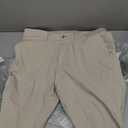 Haggar Mens Sport Travel Performance Athletic Fit Flat Front Stretch Casual Pant, Size 43x30