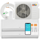 36000 BTU 2 Zone 21.5 SEER2 Mini Split AC with Heat Pump-18K + 18K |