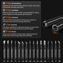 Soldering Iron Tips 900M Solder Lead-free Tips 16pcs for HAKKO 936,937,907 Atten, Quick,Ryobi, Aoyue, Yihua,Vastar,Sywon,Tabiger,SOAIY and X-Tronic Solder Gun/Station (Black)