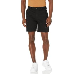 Amazon Essentials Men's Classic-Fit 7" Chino Shorts, Black (Size 34)