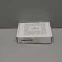 Serwalin White Rose Corsage and Boutonniere Set, Boutonniere for Men and Wrist Corsage Wristlet Prom Homecoming Wedding Flowers Accessories Party Suit Decorations