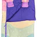 Happy Nappers 2-in-1 Pillow & Sleepy Sack Dreamy the Unicorn 54x20 Medium | Plush animal opens into a cozy sleeping bag for kids age 3+. 54 x 20 inch soft play character for travel and sleepovers