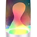Colorful Magma Lamp Rainbow Motion Lamps for Adults and Kids, 13.5-inch Silver Base Lamp with White Wax in Clear Liquid,Multicolor Mood Lighting Halloween ChristmasBirthday Gift