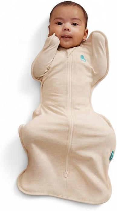 Love to Dream Swaddle UP, Baby Sleep Sack, Self-Soothing Swaddles for Newborns, Get Longer Sleep, Snug Fit Helps Calm Startle Reflex, New Born Essentials for Baby, 1.0 TOG, 5-8.5 lbs, Oatmeal