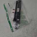 Spring Tension Curtain Rod 28 To 48 Inch Adjustable Expandable Black Tension Rod 7/8" Shower Curtain Rods No Drilling Spring Loaded Curtain Rod for Windows Bathroom Closet Kitchen Bedroom Doorway Door