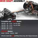 Rear Drive Shaft Prop Shaft Driveshaft Assembly (AWD 5 Speed Automatic Transmission) Compatible with 2005 2006 2007 2008 2009 SRX 3.6 4.6L V6 V8 PropShaft #976-621 976621 15210790 15210791