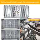 Sink Protectors For Kitchen Sink 12" 13" 16" 18" 19" 24" 26" 28" 29" 30", Silicone Kitchen Sink Mats Protector For Bottom Of Farmhouse Sink (24" X 12.5" Gray)