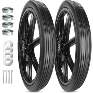 20x2.125" Replacement Flat-Free Tire for Wheelbarrow Wheel Carts,Big Wheel Utility Carts
