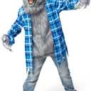 Spooktacular Creations Halloween Kids Werewolf Costume with Mask, Wolf Costume for Halloween Dress Up Parties, Festivals, Large(10-12 yrs)