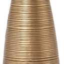 Leewadee Decorative Tall Floor Vase for Living Room Decor, 41 inches, Gold, Resin