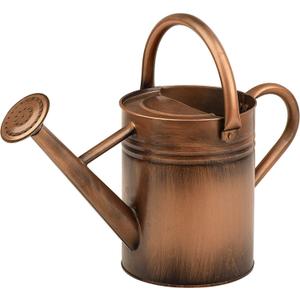 Metal Watering Can for Outdoor and Indoor Plants, Watering Can Decor, 1 Gallon (1 Gallon Copper)