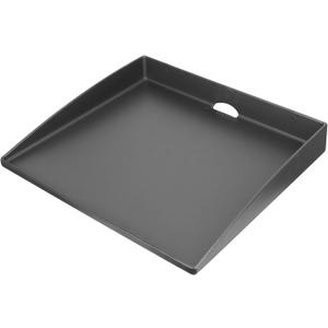 Cast Iron Flat Top Grill Griddle for Blackstone 17 inch Table Top Griddle with Back Grease System, Replacement for Blackstone 17" Portable Grill, Come with Accessories Kit