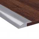 Joyfolk 20ft Carpet Floor Transition Strips, Self-Adhesive Carpet, Flooring Transitions Edging Trim Strip for Door Threshold/Wood Floor, Uneven Floors Cover Height Within 5mm(Grey)