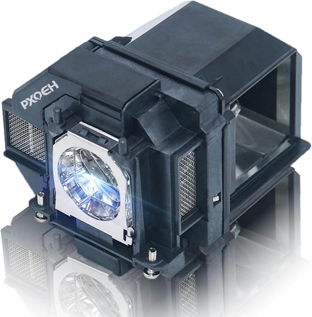 PXOEH Original ELP96/ELP97 Replacement Projector Lamp Bulb for Epson Powerlite Home Cinema 880 1060 2100 2150 2200 2250 EB-U50 760hd EX3280 EX5260 VS250 VS260 EH-TW650 TW5650 V13H010L96 V13H010L97