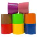 Rainbow Colored Duct Tape 8 Rolls,Colorful Duct Tape,Heavy Duty Rainbow Tape Colored Tape Variety Pack,Arts & Crafts and DIY,Waterproof,Tear by Hand,Great for Packaging, 1.5 in x 22 ft (multicolour)