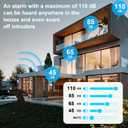 SanJie Door Chime, Door Open Contact Sensor Alarm with 500 FT Range,26 Chimes 5 Adjustable Volume for Business/Store/Home/Office When Entering 3 Sensors + 1 Receiver
