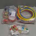 Orion Motor Tech AC Gauges, Automotive AC Gauge Set for R134a R12 R22 R502, 3 Way AC Manifold Gauge Set with 5FT Hoses Couplers & Adapter, R134A Can Tap Freon Recharge Kit for HVAC