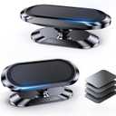 【2Pack】 Magnetic Phone Holder for Car Dash【Strong Magnet】 Magnetic Car Phone Holder Mount 【4 Plate】 Phone Holders for Your Car Phone Mount for Car Dashboard Cell Phone Car Mount for iPhone Samsung