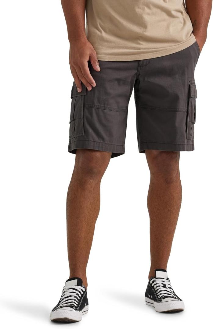 Lee Men's Extreme Motion Carolina Cargo Short (Size 36, Mortar Gray)