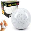 Snowball Squishy, Squishy Stress Ball, Snowball Crunch, Slow Rising Memory Foam Squishy Fidget Snow Ball, Adults Anxiety Stress Relief Toys