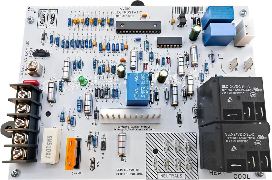 HK42FZ018 Control Board Replacement Compatible with Carrier CEPL130590-01 117255, Replacement Models 359AAV036060AAAA, 58HDX060 10112, 58HDX080 10112, 58HDX080 10116  Non-OEM Part