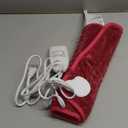 Deepsoon Heating Pad,Electric Heating Pads for Back,Neck,Abdomen,Moist Heating Pad for Shoulder,Knee,Arms,Legs,Dry/Moist Heat & Auto Shut Off,Christmas Gifts for Men and Women,Burgundy,24x12 Inch