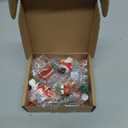 50Pcs Christmas Miniature Figurines 50 Style Christmas Mini Resin Crafts to Hide Tiny Small Santa Snowman Xmas Tree Reindeer Figurines for Xmas Stocking Goodie Bag Fillers Winter Party Dollhouse Decor