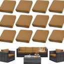 8Pcs Stretch Patio Cushion Cover Waterproof Outdoor Cushions Covers,Slipcovers Polyester Fiber (Cover Only)