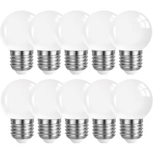 G14 LED Bulb 3W Globe Vanity Light Bulb 20 Watt Replacement,Cool White 6500K LED Light Bulb, E27 Base Small Night Light Bulbs, Non-Dimmable, 10 Pack
