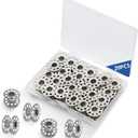 29 Pcs Metal Bobbins for Sewing Machine  Class 15 Size, Compatible with Singer, Brother, Janome, Bernina, Elna, Kenmore, Toyota, Babylock  Ideal for Quilting, Embroidery, Thread Winding, DIY Sewing