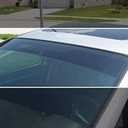 TRUE LINE Automotive Premium Nano Ceramic Front Windshield Tint Strip - Universal Rough Cut Windshield Visor - Superior Heat Reduction - Windshield Tint Strip Front