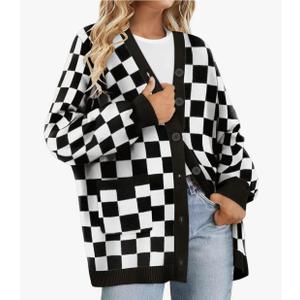 RITERA Womens Plus Size Cardigans Sweatershirts Coat Open Front Button Up Long Sleeeve Oversize Winter Outfit 4XL