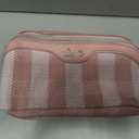 BOYATU Travel Makeup Bag Organizer Cosmetic Bag: 3 Pcs Set Make up Bags for Women with Handle - Waterproof Vegan Leather Toiletry Bags Travel Essentials Pouch with Compartments (F-03-Pink)