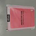 JETech Magnetic Detachable Case for iPad (A16) 11th/10th Generation (2025/2022) with Pencil Holder, Removable Rotating Clear Cover, Portrait/Landscape Stand with Raised Screen View (Pink)