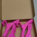 24 Pcs Doll Clothes Hangers for 18-Inch Dolls - Non-Slip, Space-Saving Wardrobe Accessories for Doll Gowns & Outfits (Pink&Rose red)