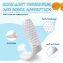 shopUAL Toddler Water Shoes Kids Girls Boys Beach Aqua Socks Skin Barefoot Walking Water Shoes Quick Dry Non-Slip Breathable Swim Pool Surf (White)