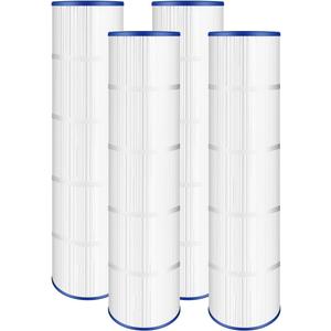 4 Pack PCC105 Pool Filter Cartridge  Replaces CCP420, Unicel C-7471, Filbur FC-1977  26"x7", 4x105 Sq.Ft  Compatible with 178584, Ultral-A6, 817-0106, R173576
