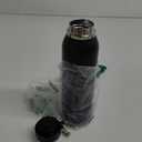 SipX Triple-Insulated Stainless Steel Water Bottle - 20oz. With Cover Lid, BPA-Free Reusable Insulated Water Bottle Keeps Cold For 24 Hours, (Black) (20 Ounces, Black)